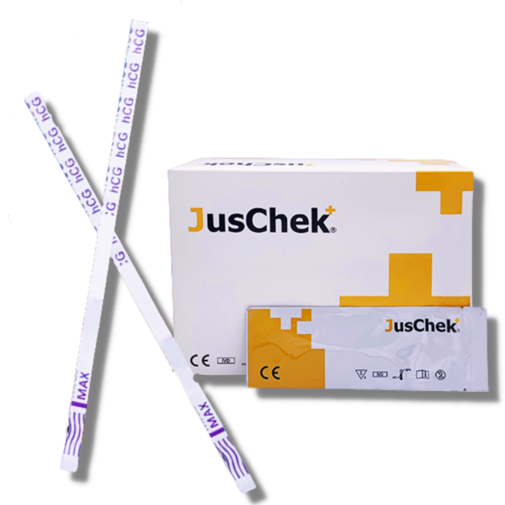 HCG TIRA PREGNANCY SENSITIVITY RAPID TEST DIPSTICK KIT 50 TIRAS JUSCHEK ...